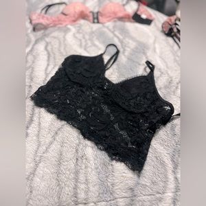SHEIN Medium Black Lace Bralette